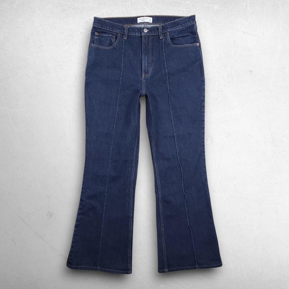Abercrombie & Fitch The Vintage Flare Jeans Women 14 Blue High Rise Flared